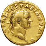 Vespasiano (69-79) - Aureo - Testa laureata ... 