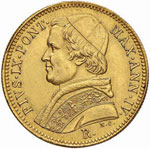 ROMA - Pio IX (1846-1866) - 5 Scudi - 1850 ... 