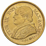 ROMA - Pio IX (1866-1878) - 10 Lire - 1867 ... 