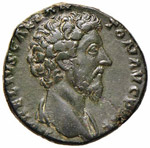 Marco Aurelio (161-180) - Asse   - (AE g. ... 