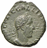 Gallieno (253-268) - Sesterzio - Busto ... 