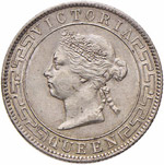 CEYLON - Vittoria (1837-1901) - 50 Centesimi ... 