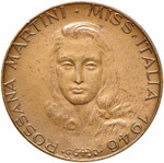 VARIE -  - Gettone - 1947 - Busto di Miss ... 