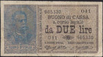 BUONI DI CASSA - Umberto I (1878-1900) - 2 ... 