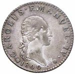 Carlo Emanuele IV (1796-1800) - 7,6 soldi - ... 
