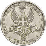 Eritrea - Tallero - 1891   - AG R ... 