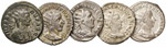 Imperiali -  - - Lotto di 5 antoniniani: ... 