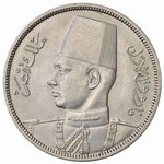 EGITTO - Farouk (1937-1952) - 10 Piastre - ... 