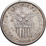 FILIPPINE - Repubblica - Peso - 1907 S   - ... 