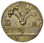 ROMA - Pio VI (1775-1799) - Mezza doppia  ... 