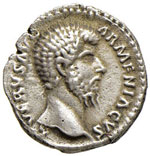 Lucio Vero (161-169) - Denario - Testa a d. ... 