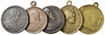 Medaglie -  - - PAPALI - Lotto di 5 medaglie ... 