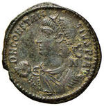 Costanzo II (337-361) - AE 2 - (Alessandria) ... 