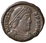 Valente (364-378) - AE 3 - (Siscia) - Busto ... 