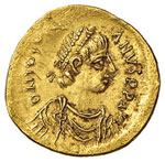 Giustiniano I (527-565) - Tremisse - Busto ... 