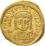 Giustino II (565-578) - Solido - Busto ... 
