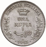 Somalia - Rupia - 1913   - AG R ... 