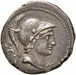RUSTIA - L. Rustius (76 a.C.) - Denario - ... 