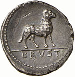 RUSTIA - L. Rustius (76 a.C.) - ... 