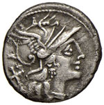JUNIA - C. Junius C. f. (149 a.C.) - Denario ... 