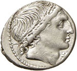 MEMMIA - L. Memmius (109-108 a.C.) - Denario ... 
