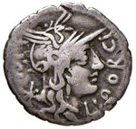 PORCIA - L. Porcius Licinius (118 a.C.) - ... 