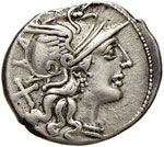 SAUFEIA - L. Saufeius (152 a.C.) - Denario - ... 