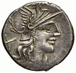 TREBANIA - L. Trebanius (135 a.C.) - Denario ... 