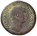 Adriano (117-138) - Sesterzio - Busto ... 
