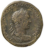 Elagabalo (218-222) - Sesterzio - Busto ... 