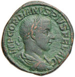 Gordiano III (238-244) - Sesterzio - Busto ... 