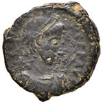 Onorio (393-423) - AE 4 - Busto diademato e ... 