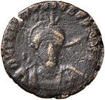 Teodosio II (402-450) - AE 4   - (AE g. 1,85)