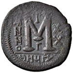 Giustiniano I (527-565) - Follis - ... 