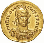 Teodosio II (402-450) - Solido - ... 