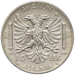 Albania - 10 Lek - 1939 XVII   - ... 