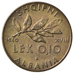 Albania - 0,10 Lek - 1940 XVIII   ... 
