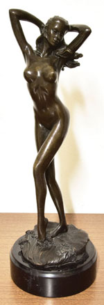 Bronzi - Statua di nudo di donna   -  Cm. 29 ... 