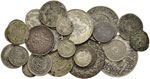 Estere - Lotto di circa 26 monete in argento ... 