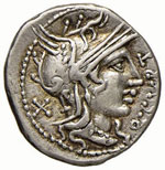 CURTIA - Q. Curtius (116-115 a.C.) - Denario ... 