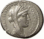 DIDIA - Titus Didius (55 a.C.) - Denario - ... 