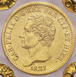 Carlo Felice (1821-1831) - 20 Lire - 1827 T  ... 