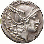HORATIA - Horatius (206-200 a.C.) - Denario ... 