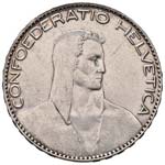 SVIZZERA - Confederazione - 5 Franchi - 1922 ... 