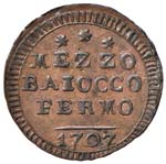 FERMO - Pio VI (1775-1799) - Mezzo ... 