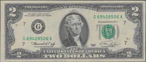 U.S.A. - 2 Dollari - Serie 1976 - Kr. 461