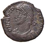 Procopio (365-366) - AE 3 - Busto diademato ... 