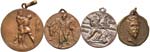 Medaglie - - Medaglie in bronzo, 2 a ... 