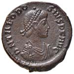 Teodosio I (379-395) - AE 2 - (Cizico) - ... 