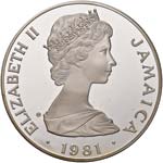 GIAMAICA - Elisabetta II (1952) - 25 Dollari ... 